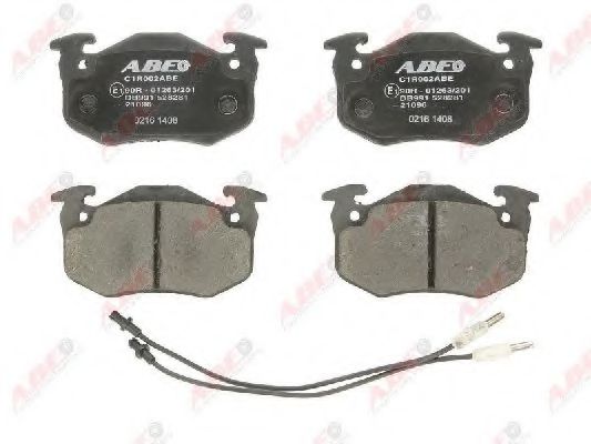 Тормозные колодки ABE C1R002ABE