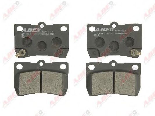 Тормозные колодки ABE C22033ABE