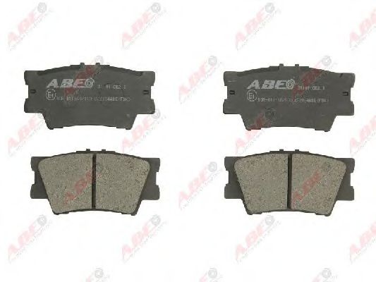 Тормозные колодки ABE C22034ABE