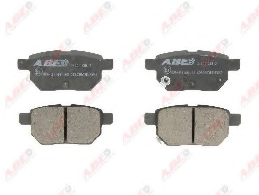 Тормозные колодки ABE C22035ABE