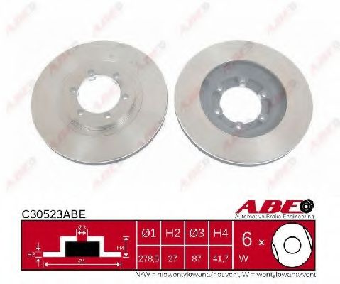 Тормозной диск ABE C30523ABE Тормозной диск ABE C30523ABE