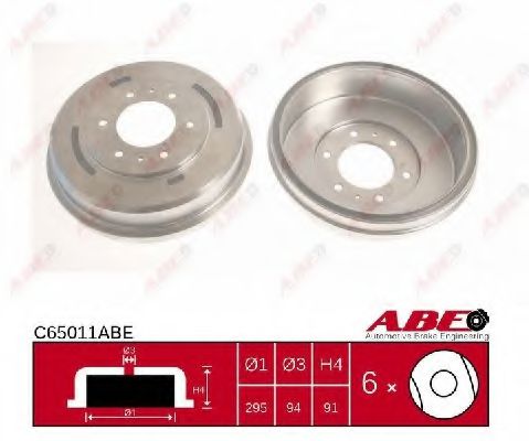 Тормозной барабан ABE C65011ABE Тормозной барабан ABE C65011ABE