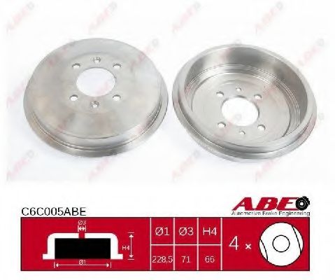 Тормозной барабан ABE C6C005ABE