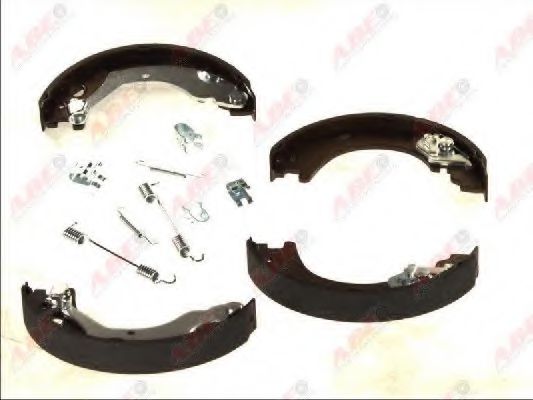 Тормозные колодки барабанные ABE CRI002ABE