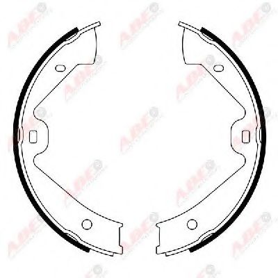 Тормозные колодки барабанные ABE CRW001ABE