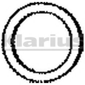 Прокладка выхлопной трубы KLARIUS 410041