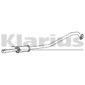 Средний глушитель выхлопных газов klarius 260959