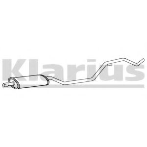 Средний глушитель выхлопных газов klarius 260961