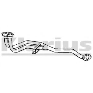 Приемная труба глушителя klarius 301177