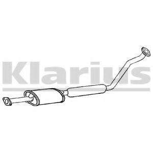 Средний глушитель выхлопных газов klarius HY61L