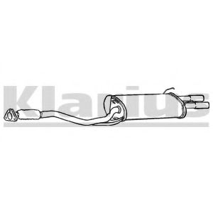Глушитель выхлопных газов конечный klarius RR286A