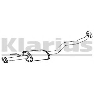 Средний глушитель выхлопных газов klarius 260991