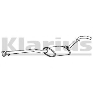 Средний глушитель выхлопных газов klarius 230374