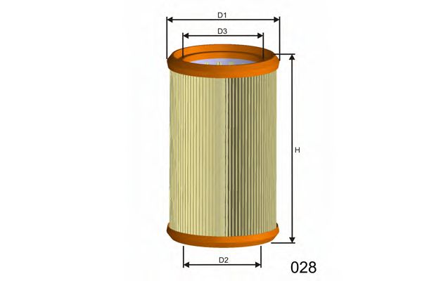Воздушный фильтр MISFAT R257