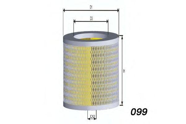 Воздушный фильтр MISFAT R140