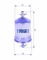 Топливный фильтр UNICO FILTER FI 6140