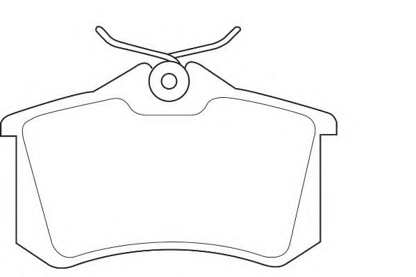 Тормозные колодки WAGNER WBP20961A