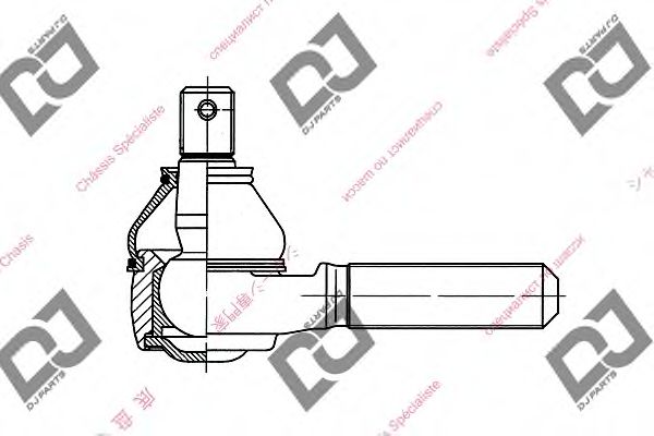 Наконечник рулевой тяги DJ PARTS DE1008