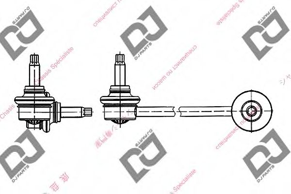 Стойка стабилизатора DJ PARTS DL1114