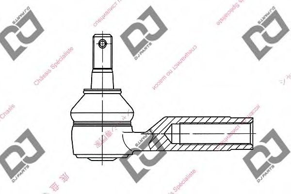 Наконечник рулевой тяги DJ PARTS DE1064