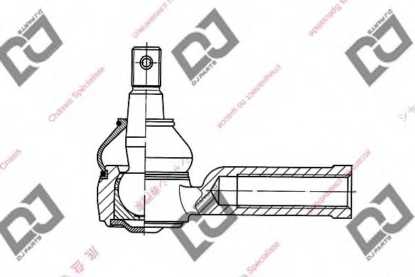 Наконечник рулевой тяги DJ PARTS DE1073