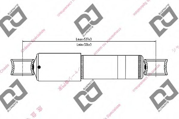 Амортизатор djparts DS1181HT