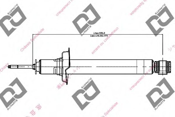 Амортизатор djparts DS1165GT