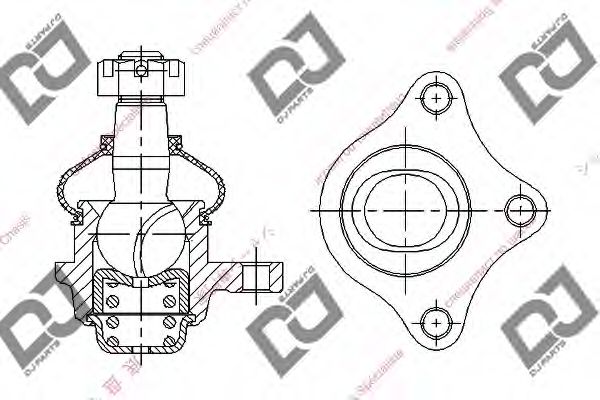 Шаровая опора DJ PARTS DB1031