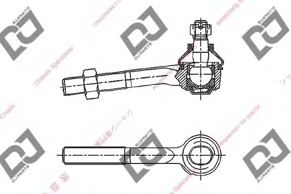Наконечник рулевой тяги DJ PARTS DE1031