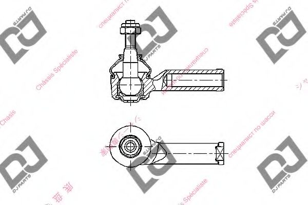 Наконечник рулевой тяги DJ PARTS DE1220