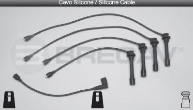 Комплект проводов зажигания brecav 25.526