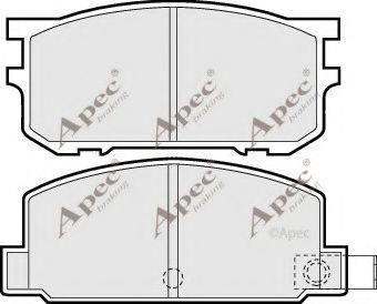 Тормозные колодки apecbraking PAD349