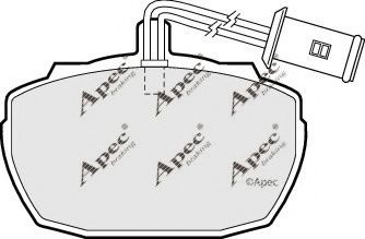 Тормозные колодки apecbraking PAD71