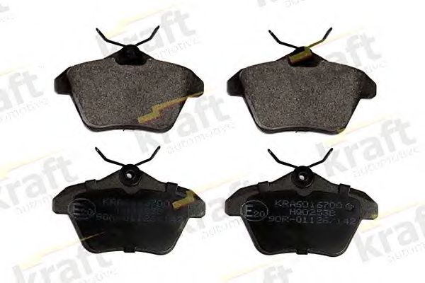 Тормозные колодки KRAFT AUTOMOTIVE 6016700