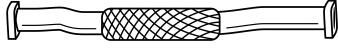 Приемная труба глушителя Toyota/Lexus 1742035021