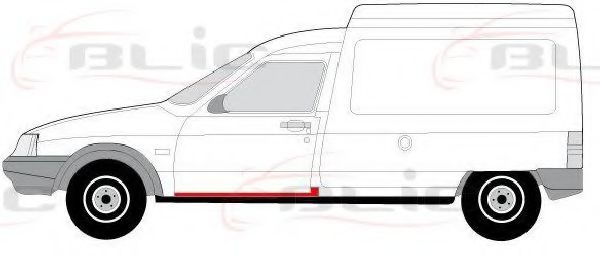 Порог BLIC 6015-00-0516017P