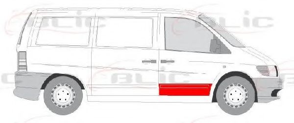 Рем вставка двери BLIC 6015-00-3541122P