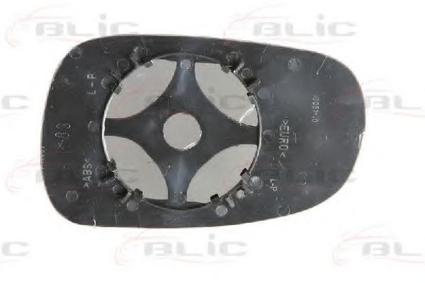 Стекло наружного зеркала BLIC 6102-02-0904P Стекло наружного зеркала BLIC 6102-02-0904P