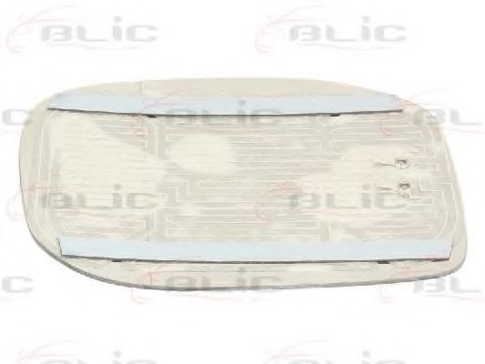 Стекло наружного зеркала BLIC 6102-02-6001P