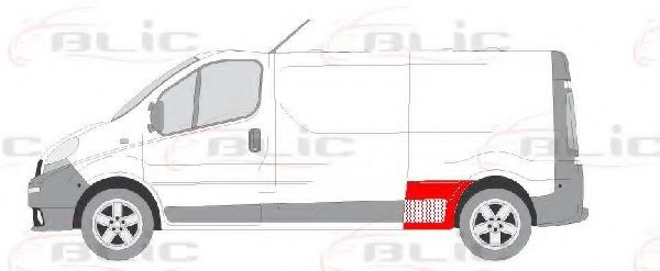 Рем вставка BLIC 6504-03-6061581P