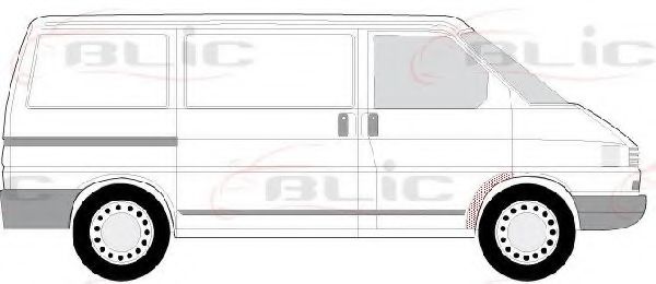 Подкрылок BLIC 6504-03-9558424P