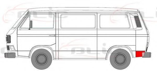 Рем вставка BLIC 6508-01-9557601P