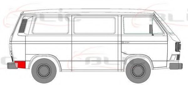 Рем вставка BLIC 6508-01-9557602P