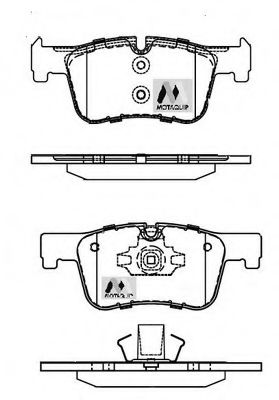 Тормозные колодки MOTAQUIP LVXL1729