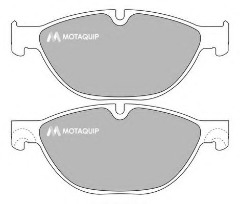 Тормозные колодки MOTAQUIP LVXL1666