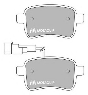Тормозные колодки MOTAQUIP LVXL1676
