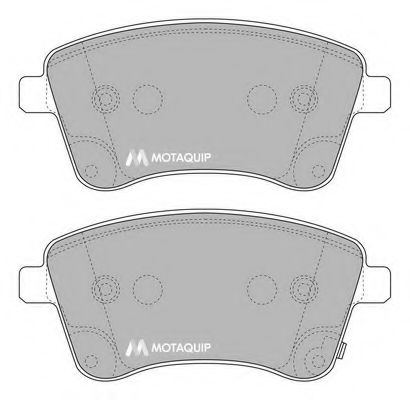 Тормозные колодки MOTAQUIP LVXL1679