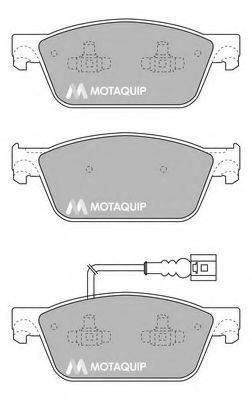 Тормозные колодки MOTAQUIP LVXL1696