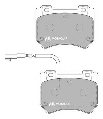 Тормозные колодки MOTAQUIP LVXL1700