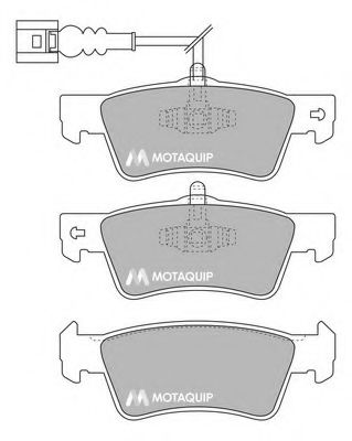 Тормозные колодки MOTAQUIP LVXL1706